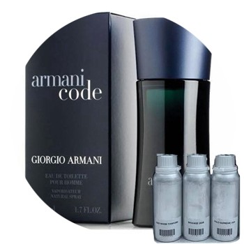 Armani Black Code Type undiluted perfume oils